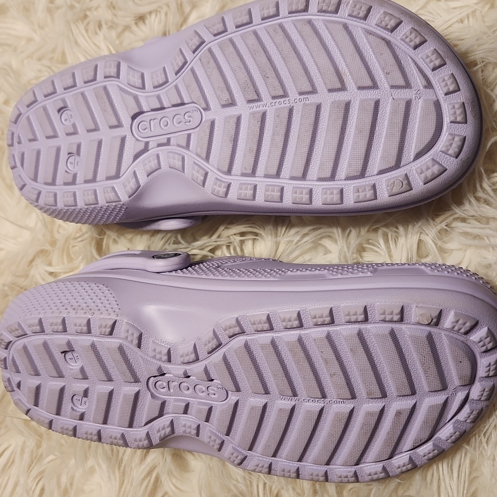 Crocs Shoes - Light Purple W/ Fur ***NWOT*** - Picture 2 of 5